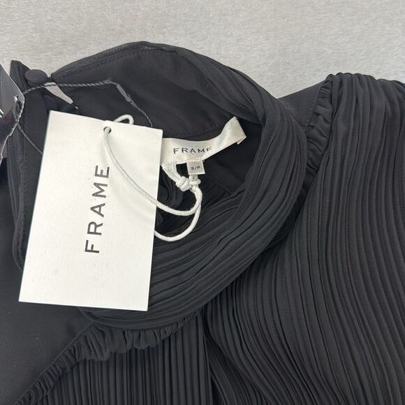 Frame stong shoulder pleated blouse - Picture 5 of 10